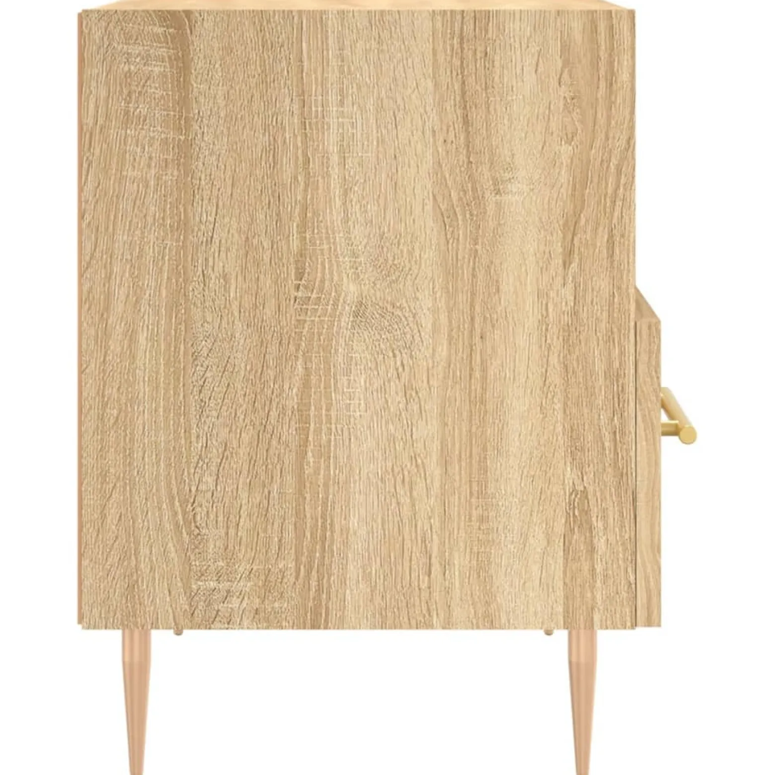 2x Szafka Nocna Komoda Brąz Stolik Półka Nocna Do Sypialni 40x35x47.5 cm