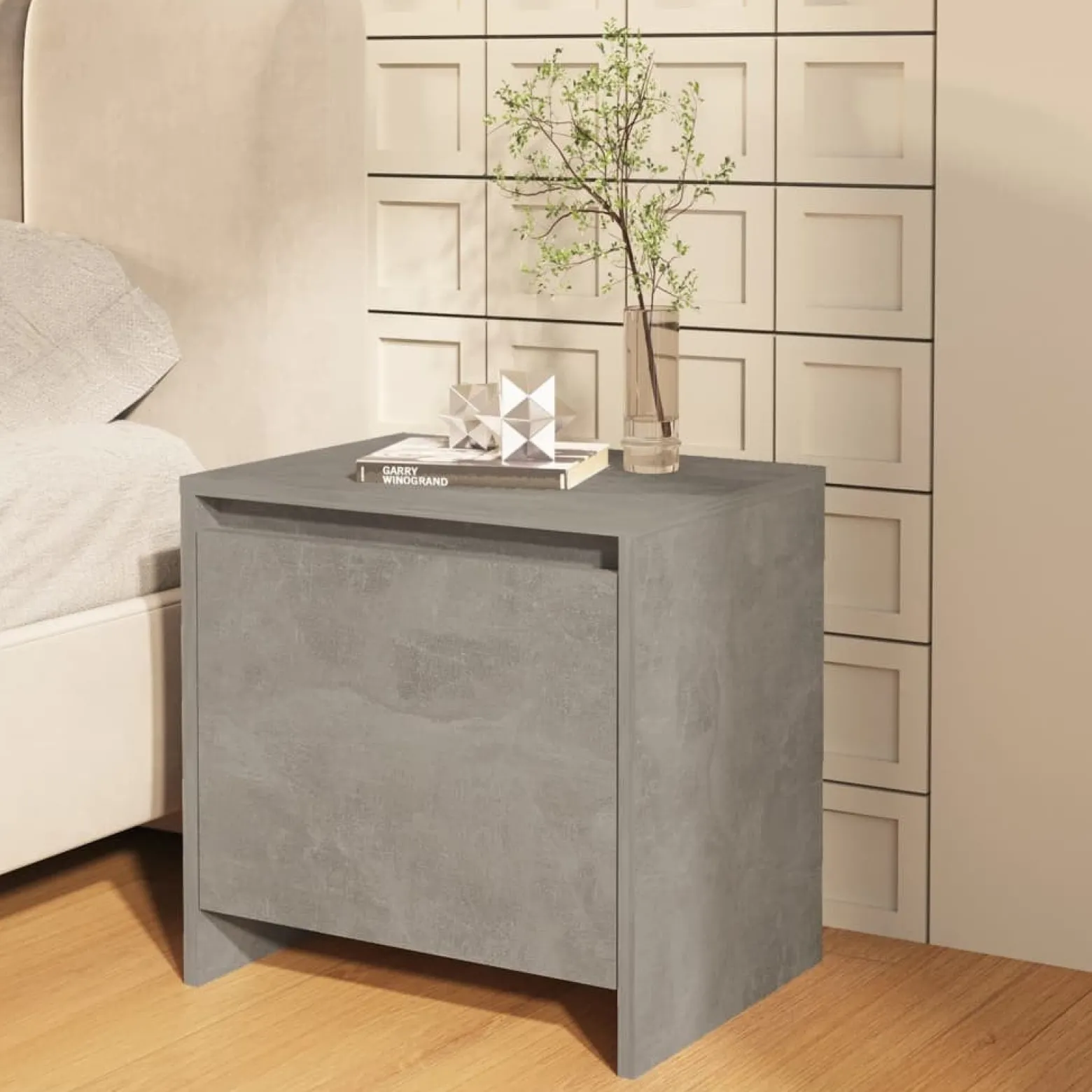 2x Szafka Nocna Komoda Stolik Półka Nocna Do Sypialni 45x34x44.5 cm