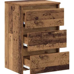 2x Szafka Nocna Komoda Stolik Półka Nocna Do Sypialni 40x35x62.5 cm
