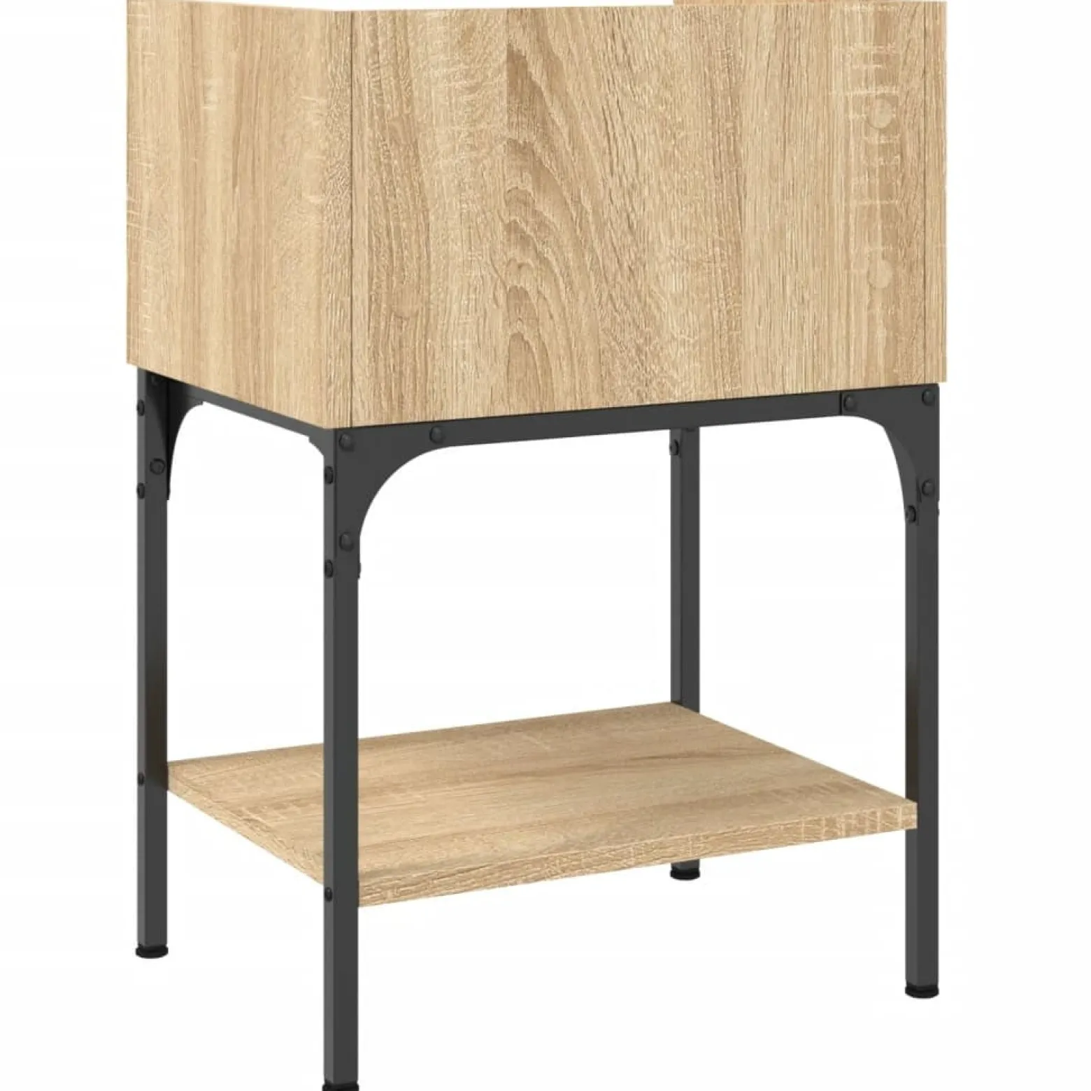 2x Szafka Nocna Komoda Stolik Półka Nocna Do Sypialni 40.5x31x60 cm
