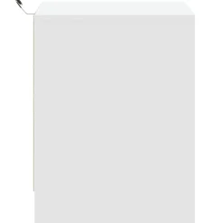 2x Szafka Nocna Stolik Biała z Szufladą z LED Do Sypialni 43x34x45 cm