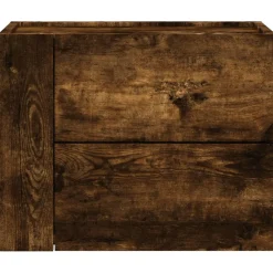 2x Szafka Nocna Stolik Brązowa z Szufladą Wisząca Do Sypialni 45x30x35 cm