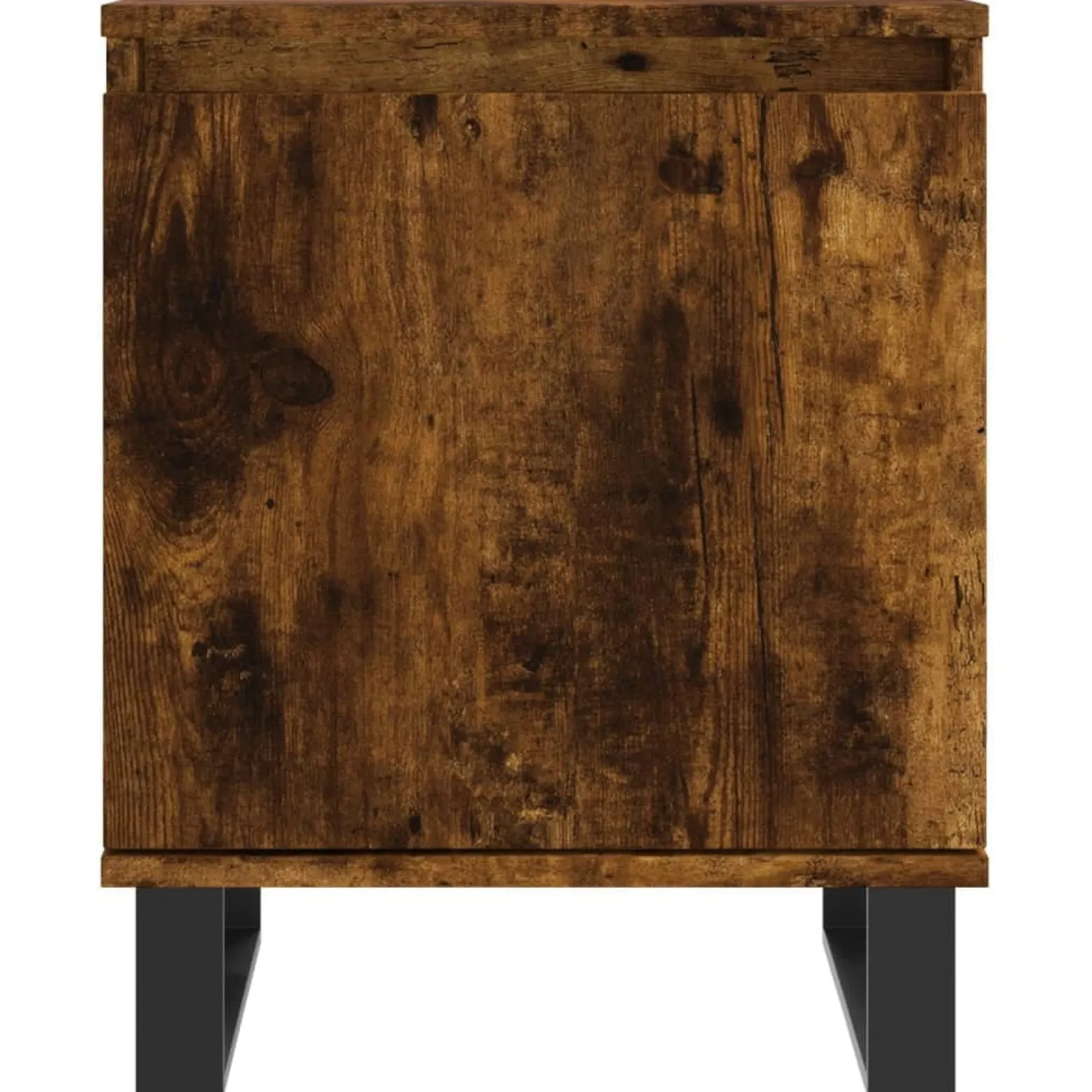 2x Szafka Nocna Stolik Komoda Brązowa z Drzwiami Do Sypialni 40x30x50 cm