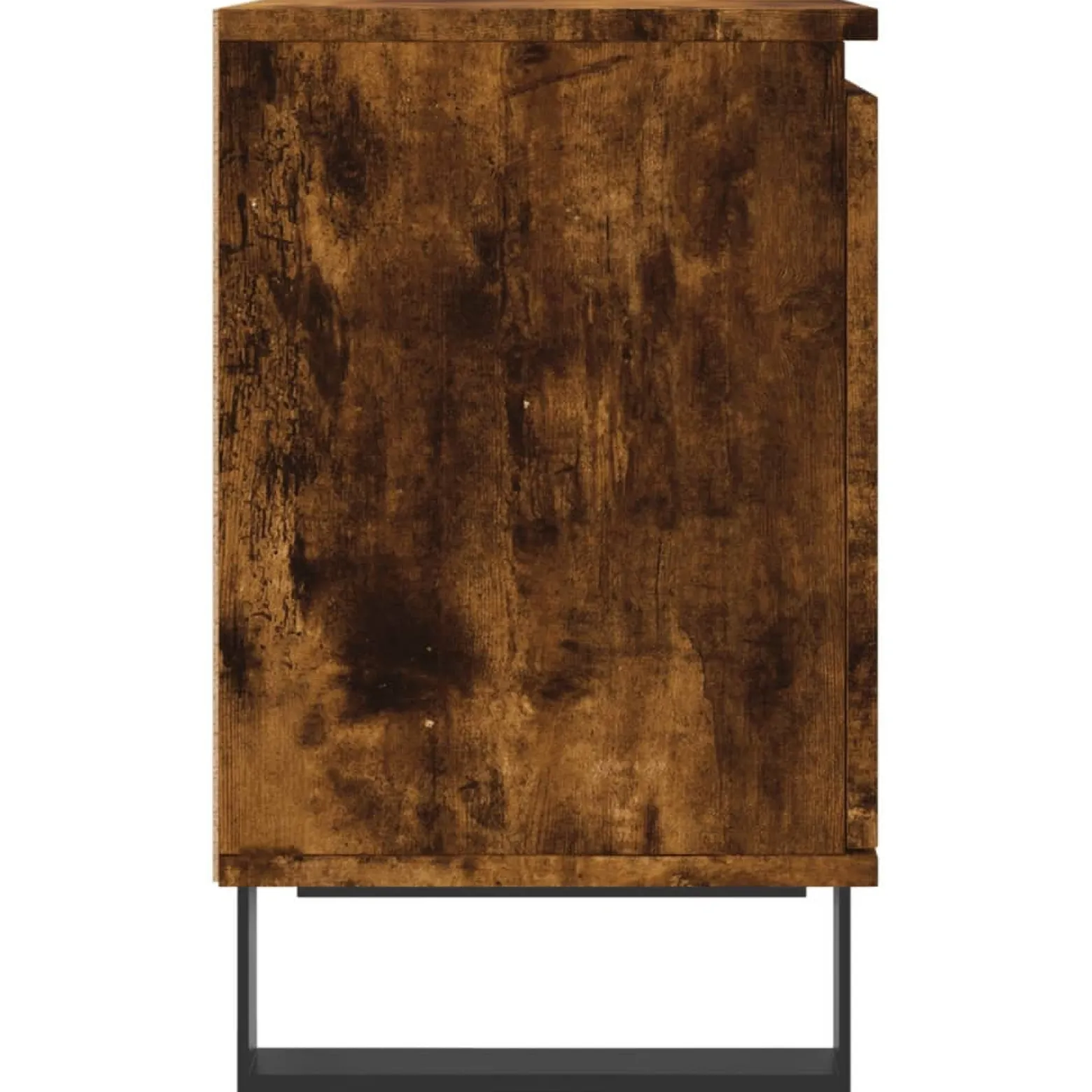 2x Szafka Nocna Stolik Komoda Brązowa z Drzwiami Do Sypialni 40x30x50 cm