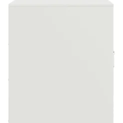 2x Szafka Nocna Stolik Komoda Biała z Drzwiami Do Sypialni 34,5x39x44 cm