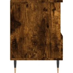 2x Szafka Nocna Stolik Komoda Brązowa z Szufladą Do Sypialni 40x35x50 cm