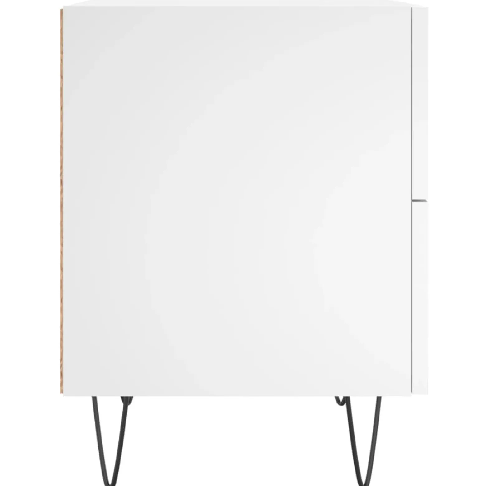 2x Szafka Nocna Stolik Komoda Biała z Szufladą Do Sypialni 40x35x47,5 cm