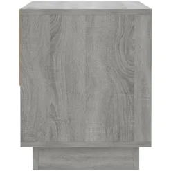 2x Szafka Nocna Stolik Komoda Szara z Szufladą Do Sypialni 45x34x44 cm