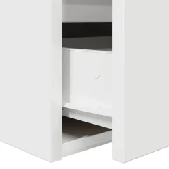 2x Szafka Nocna Wisząca Biała Komoda Stolik Nocny Do Sypialni 38x34x40 cm