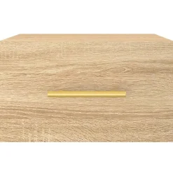2x Szafka Nocna Wisząca Brąz Komoda Stolik Nocny Do Sypialni 35x35x20 cm