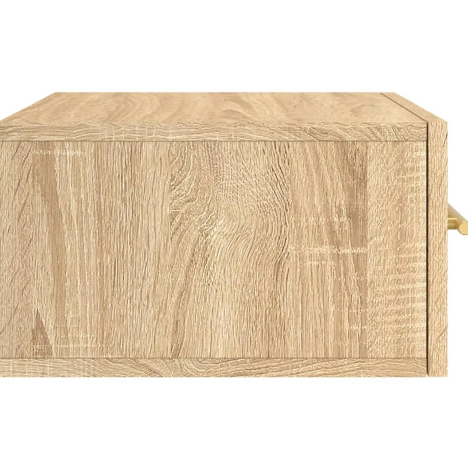 2x Szafka Nocna Wisząca Brąz Komoda Stolik Nocny Do Sypialni 35x35x20 cm