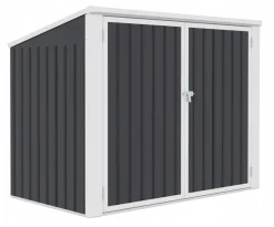 Zabudowa Kosza na Śmieci Metalowa DAVIS 6x3 2 Pojemniki 173x101cm