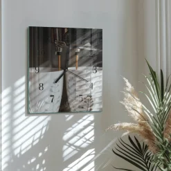 Zegar premium 30x30 Ekspres do Kawy zegar ścienny