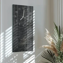 Zegar ścienny 30x60 Klinkier cichy mechanizm salon