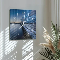 Zegar ścienny 30x30 Krajobraz dekoracyjny do salonu