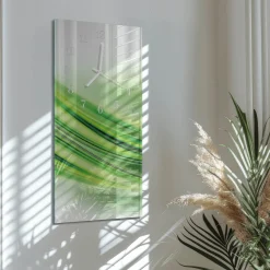 Zegar ścienny 30x60 Sztuka Abstrakcyjna cichy mechanizm salon