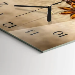 Zegar ścienny 30x30 Ziarna Kawy design na ścianę