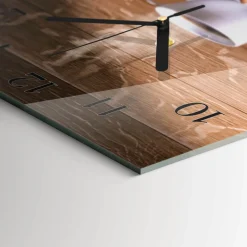Zegar do kuchni 30x30 Kawa nowoczesny do salonu