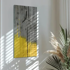 Zegar do salonu 30x60 Deska Drewniana dekoracyjny na ścianę
