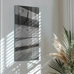 Zegar do salonu 30x60 Paski dekoracyjny do salonu