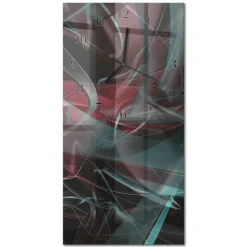 Zegar foto 30x60 Wzór cichy mechanizm salon