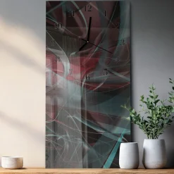 Zegar foto 30x60 Wzór cichy mechanizm salon