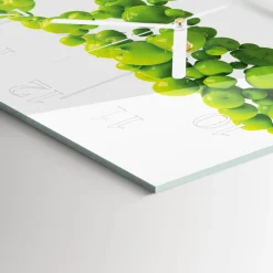 Zegar jabłko 30x30 Jabłka owoce zielone natura świeże dekoracja