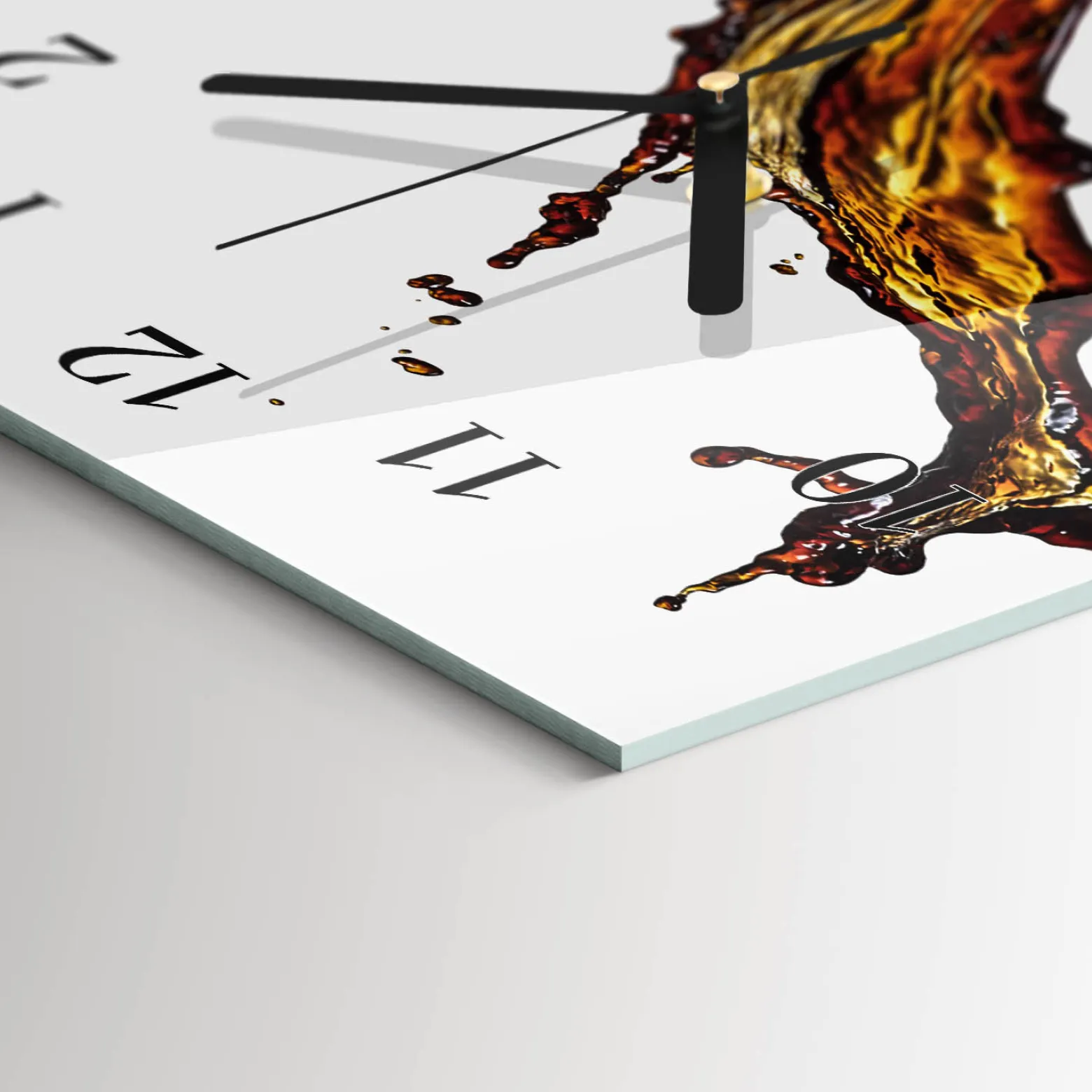 Zegar kuchenny 30x60 Filiżanka Kawy design na ścianę