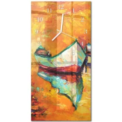 Zegar nowoczesny 30x60 Łódź ozdobny ścienny