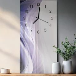 Zegar premium 30x60 Abstrakcja zegar ścienny