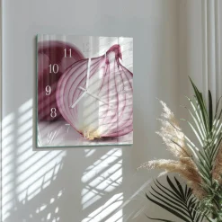 Zegar premium 30x30 Cebula dekoracyjny do salonu