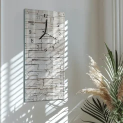 Zegar premium 30x60 Klinkier dekoracyjny na ścianę