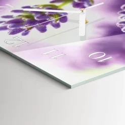 Zegar premium 30x30 Lawenda dekoracyjny na ścianę