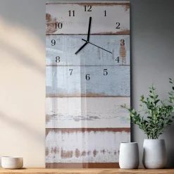 Zegar płynący 30x60 Ściana dekoracyjny na ścianę
