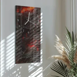 Zegar płynący 30x60 Lawa dekoracyjny do salonu