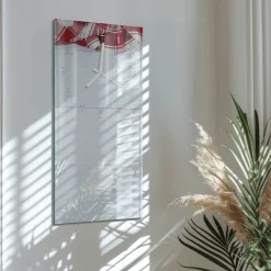 Zegar płynący 30x60 Tabela zegar ścienny