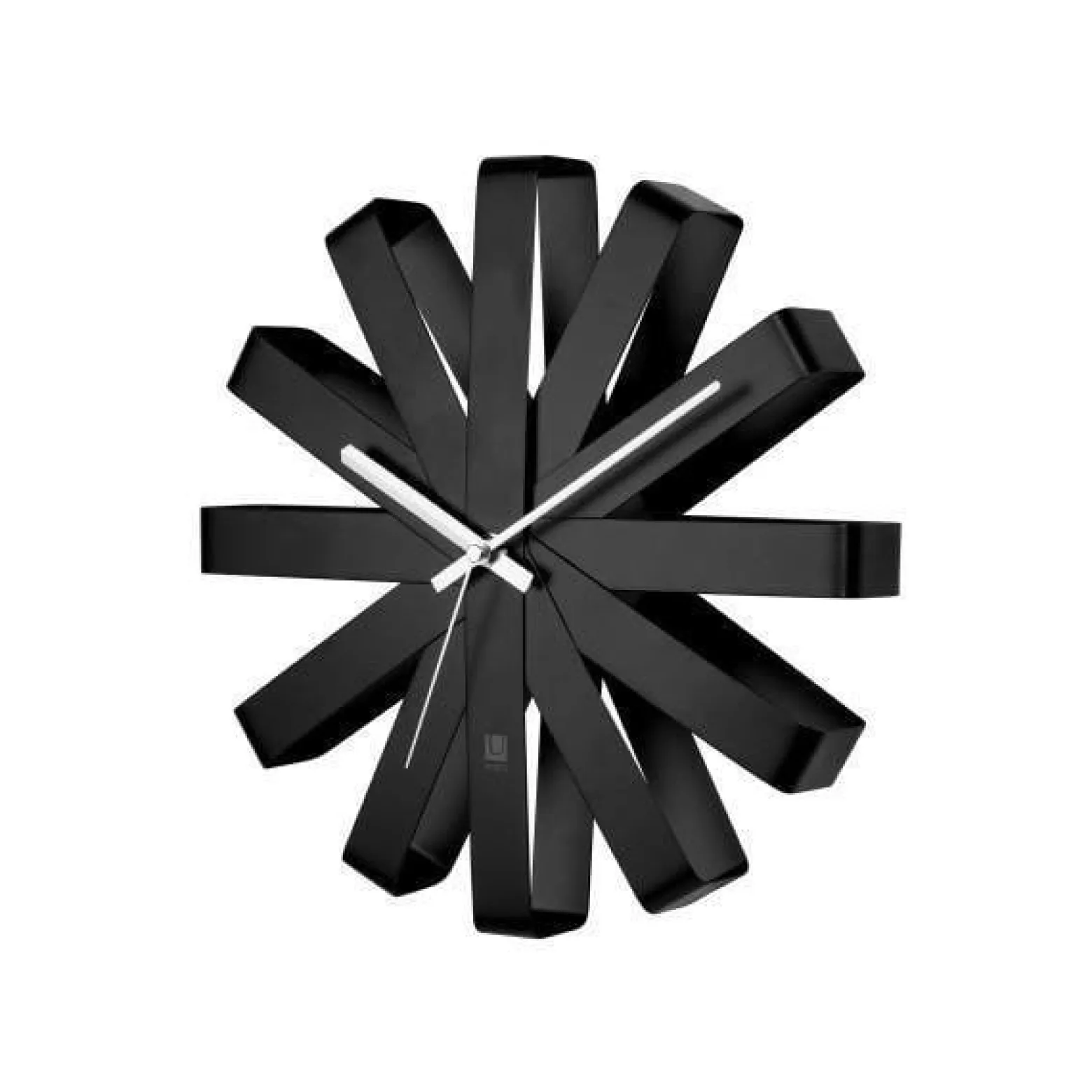 Zegar Ribbon czarny