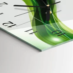 Zegar z grafiką 30x30 Abstrakcja szklany ścienny