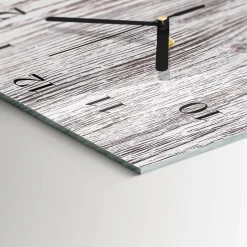 Zegar z grafiką 30x60 Liliowy nowoczesny na ścianę