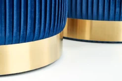 Zestaw 2 puf Goltra ze schowkiem