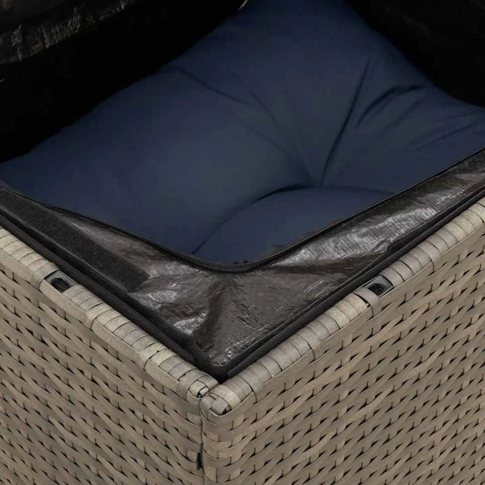 Zestaw Mebli Ogrodowych Stół Rattan Poduszki Do Ogrodu Na Taras Na Patio