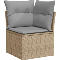 Zestaw Mebli Ogrodowych Wypoczynkowy Sofy Stolik Rattan Na Patio Na Taras