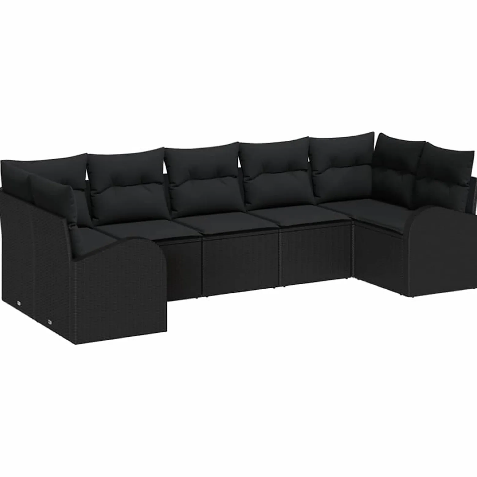 Zestaw Mebli Ogrodowych Wypoczynkowy Sofy Rattan Poduszki Na Patio