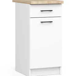 Zestaw szafek kuchennych z witryną OLIWIA 2.4m H720
