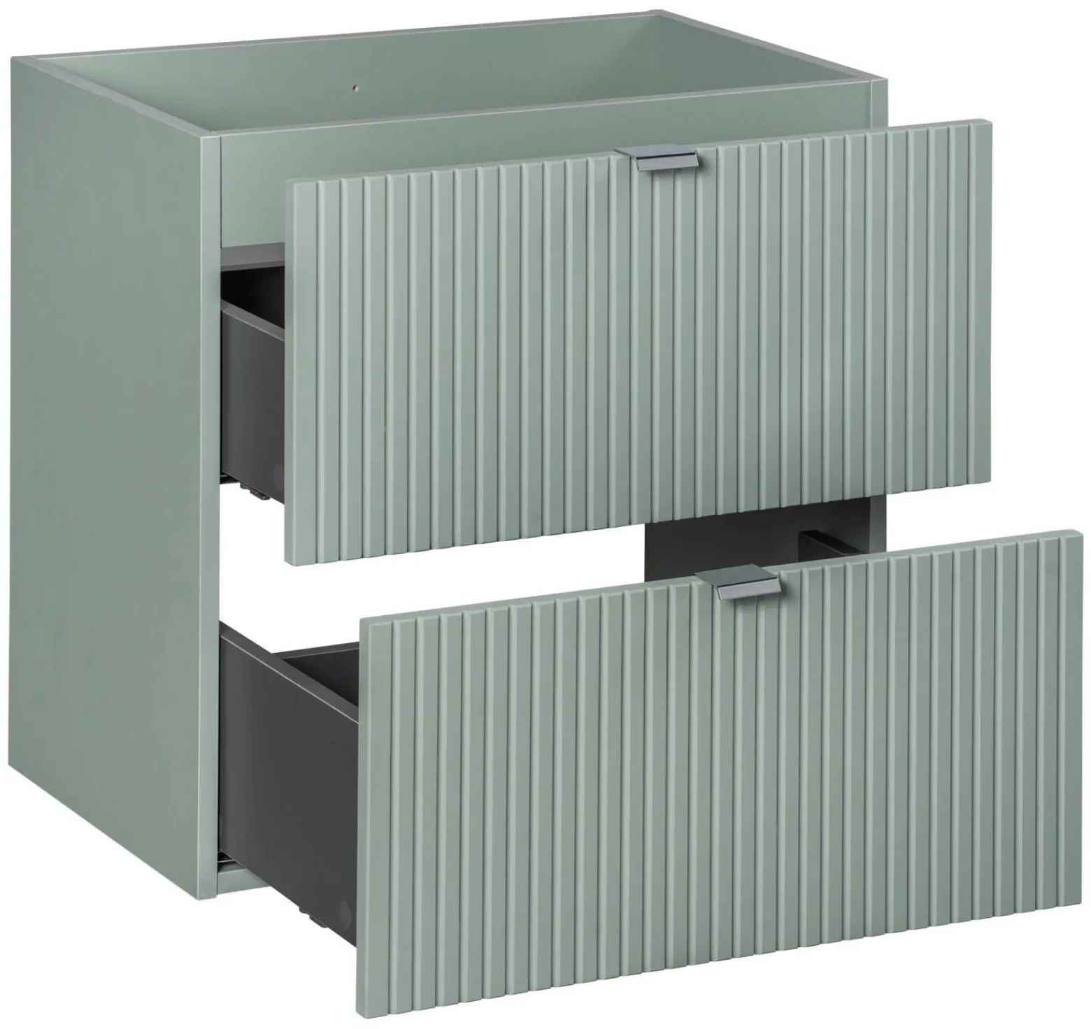 Zestaw z blatem oak i umywalkami Pati 120 cm Line Reed Green