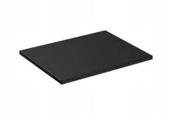 Zestaw ADEL BLACK z Szafka 80 cm z umywalką SMILE