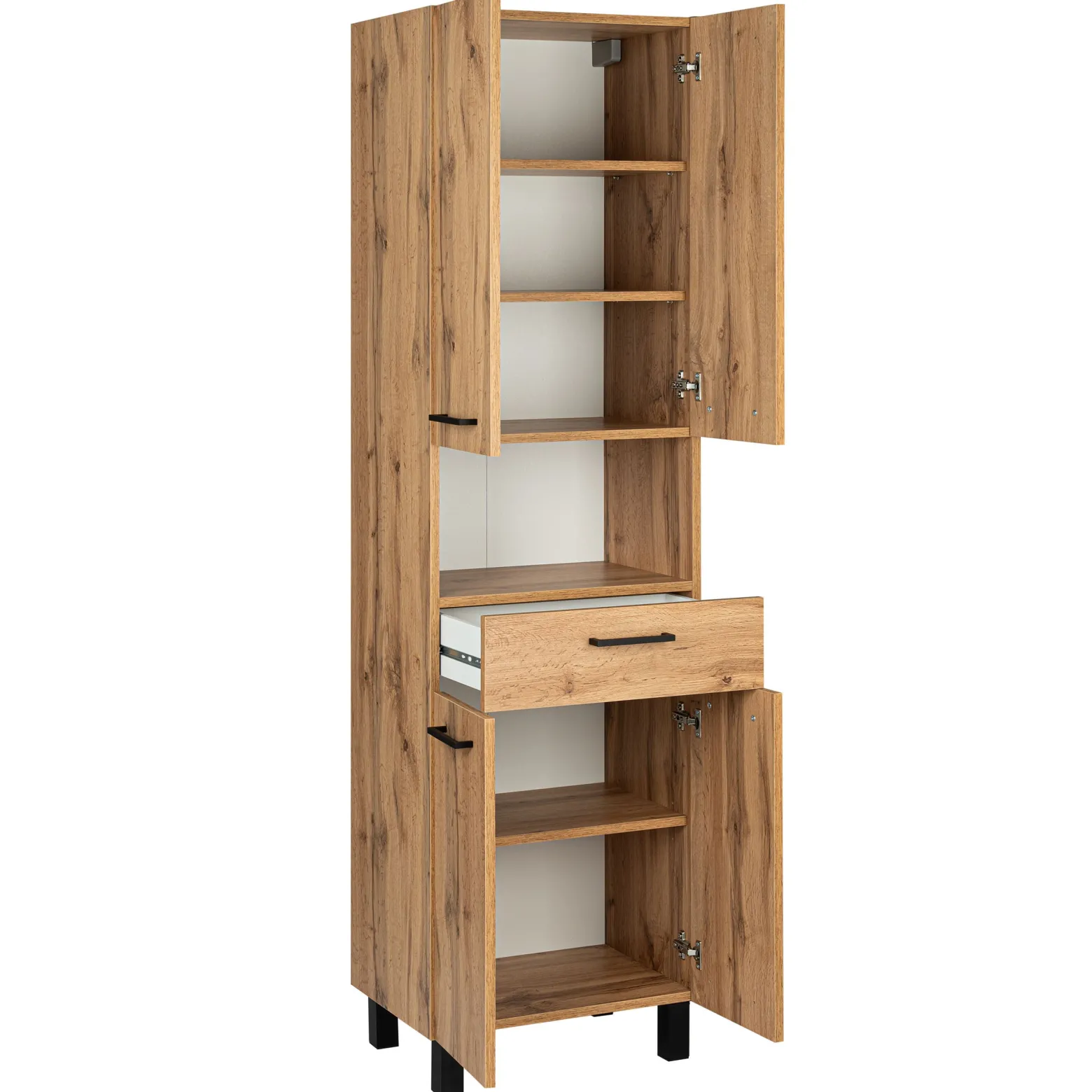 Zestaw Łazienkowy 50cm Dąb Wotan 4 Elementy