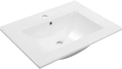 Zestaw Łazienkowy 60cm Ryflowane Fronty Czarny Amy