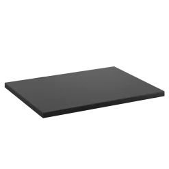 Zestaw Łazienkowy 60cm Szafka z Blatem Umywalka Czarny Mat / Orzech Avella