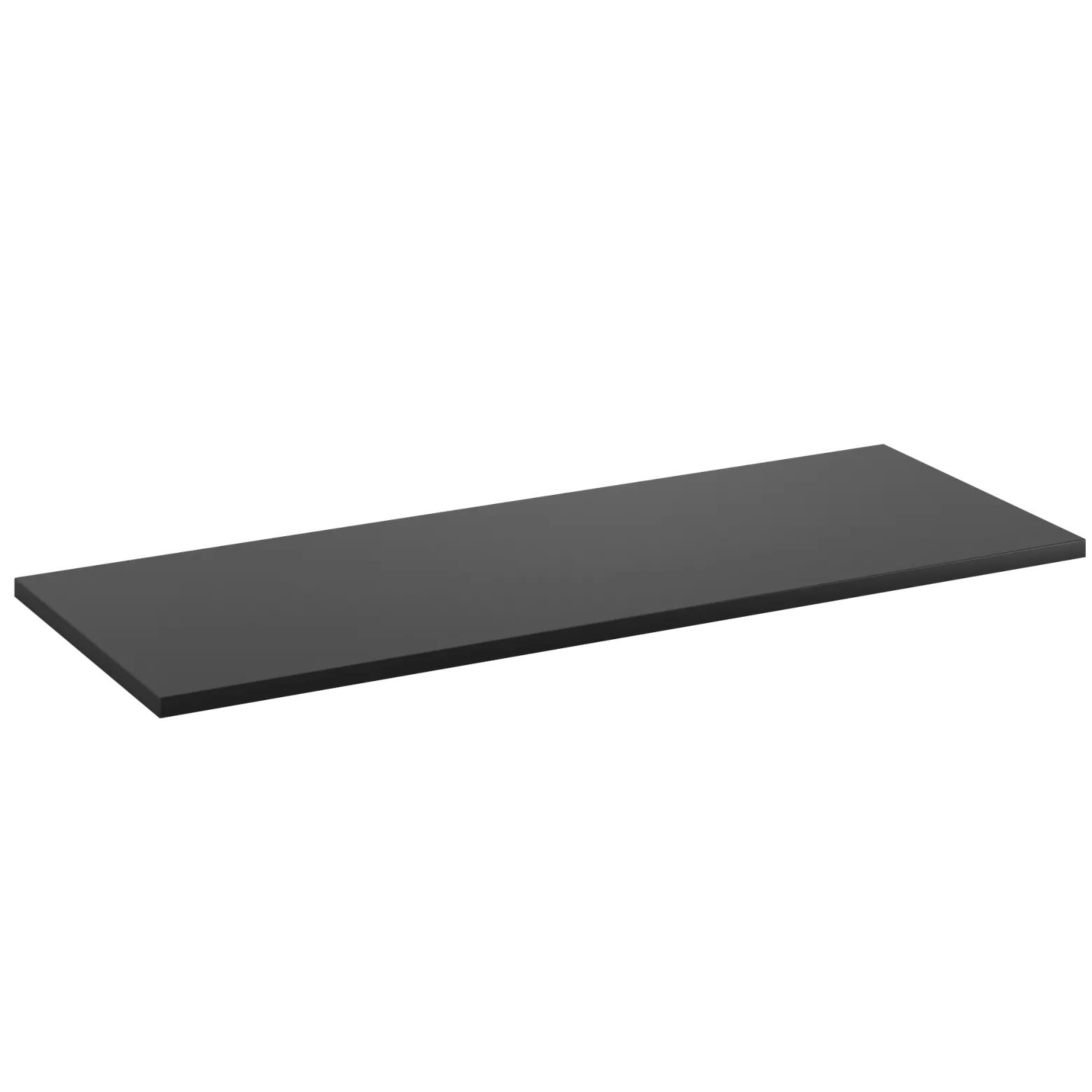 Zestaw Łazienkowy 120cm Szafka z Blatem Umywalka Słupek Czarny Mat / Orzech